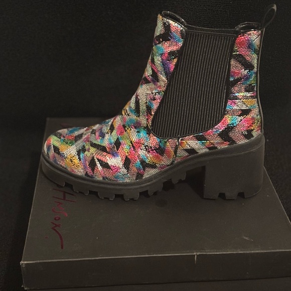 Multicolored Platform Boot - Picture 1 of 3